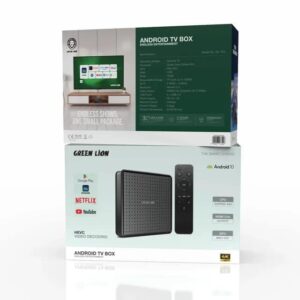جهاز TV Box بدقة 4K مع مدخل شبكة جرين لايون